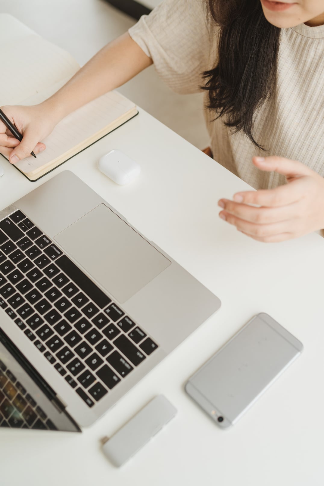 Woman Working From Home